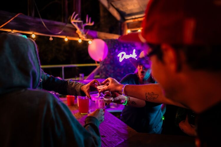 Outdoor Concert at Sunset