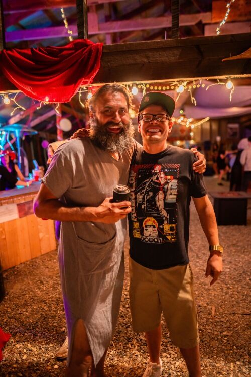 Crowd enjoying the music at Crazy Mountain Carnival